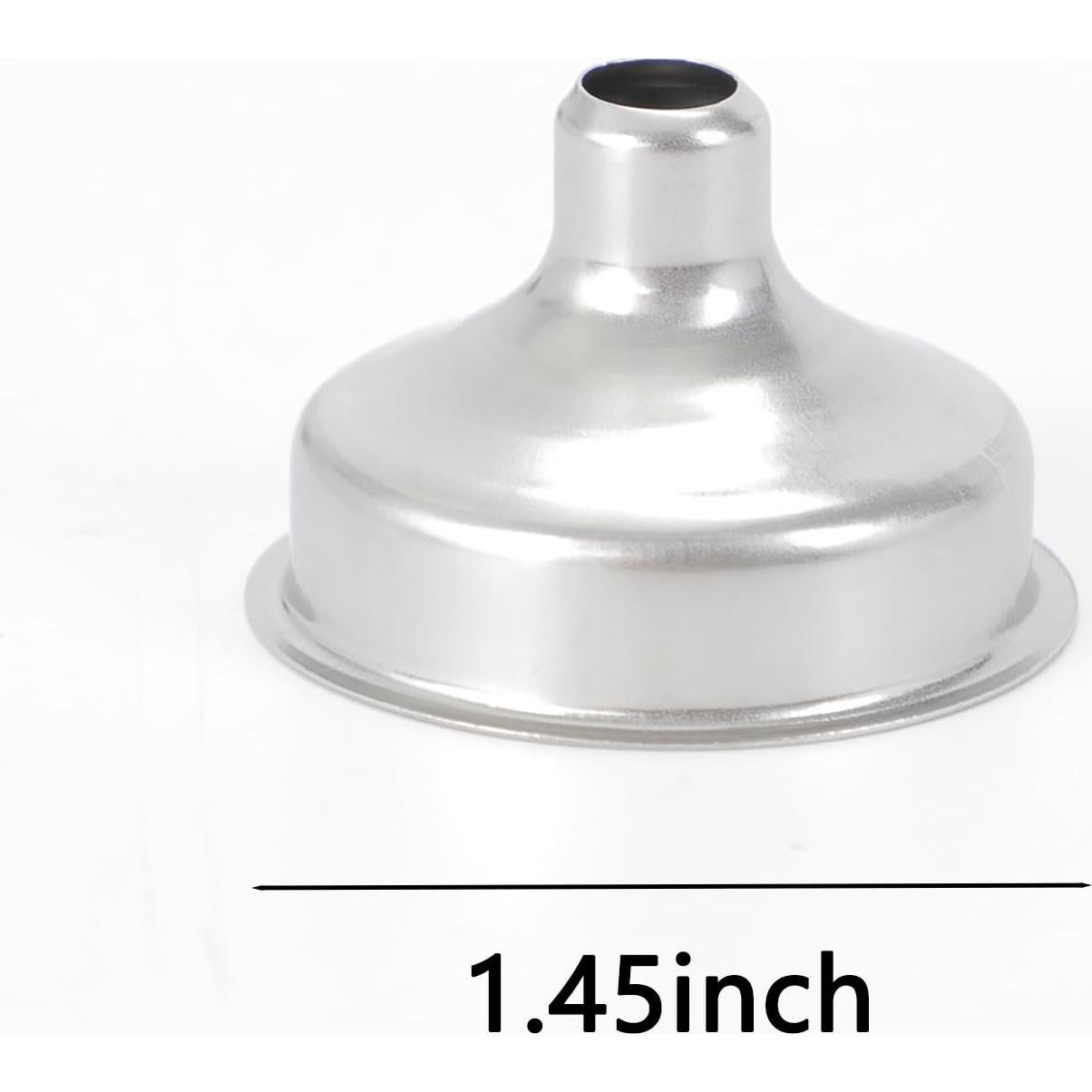 Juego de 12 Embudos Mini de Acero Inoxidable YIHUANYIFA