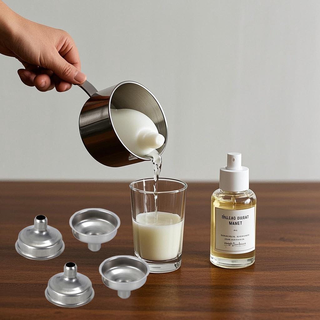 Juego de 12 Embudos Mini de Acero Inoxidable YIHUANYIFA