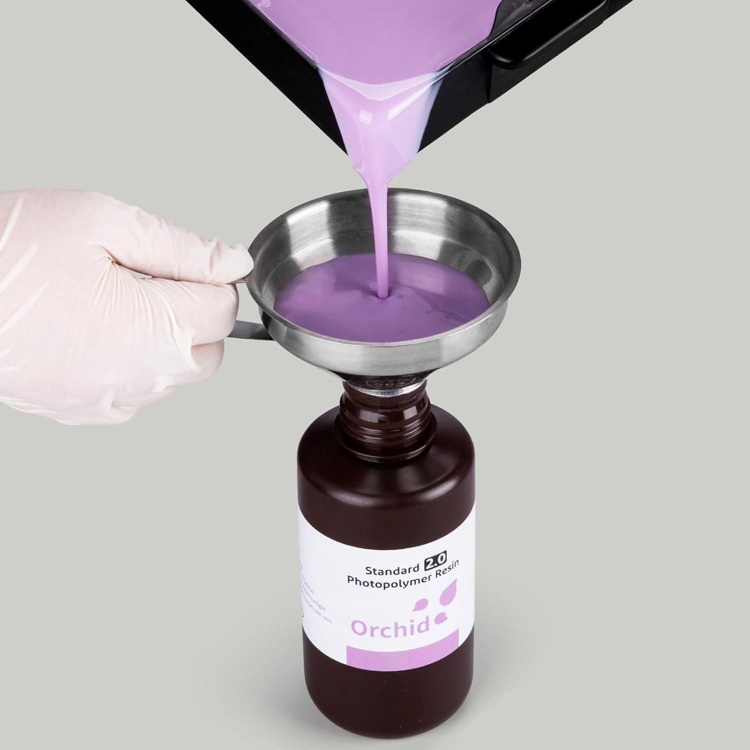 Embudo de Acero Inoxidable ELEGOO con Filtro para Resina 3D