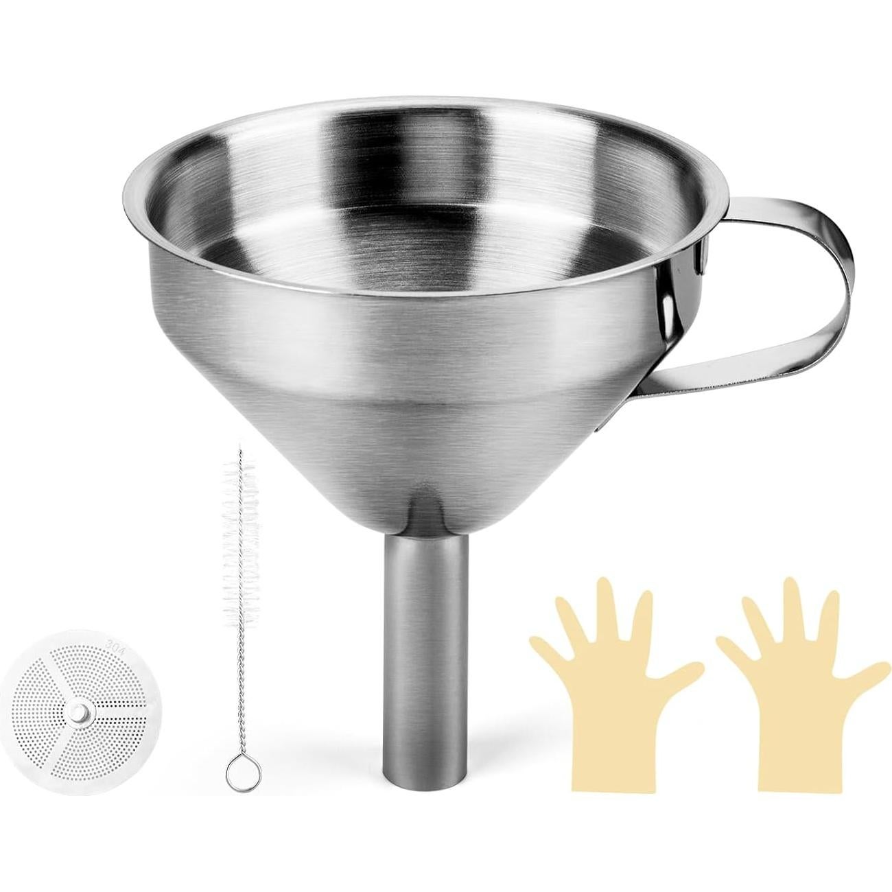 Embudo de Acero Inoxidable ELEGOO con Filtro para Resina 3D