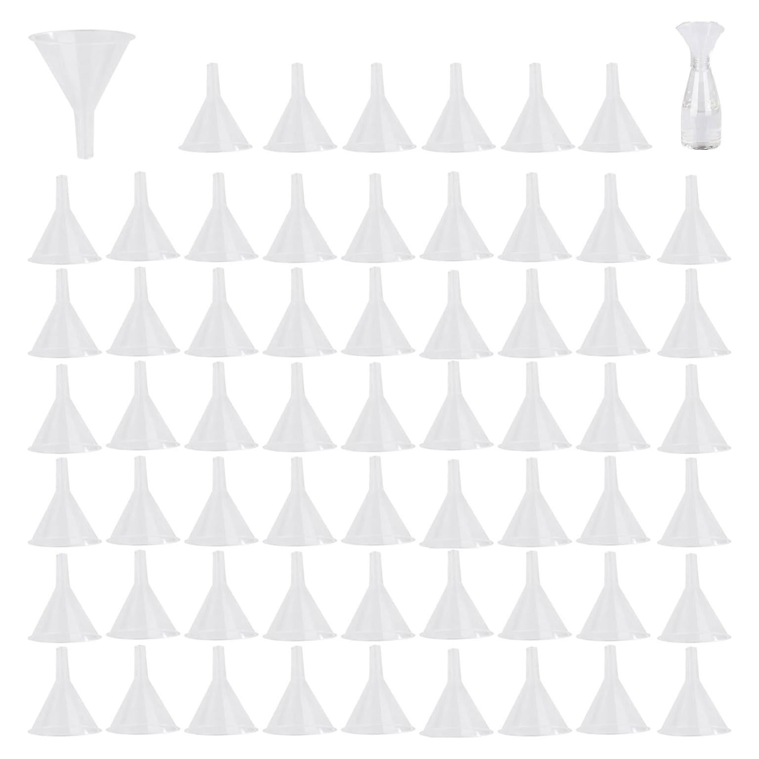 Juego de 60 embudos de plástico LANIAKEA 6.35 cm para líquidos