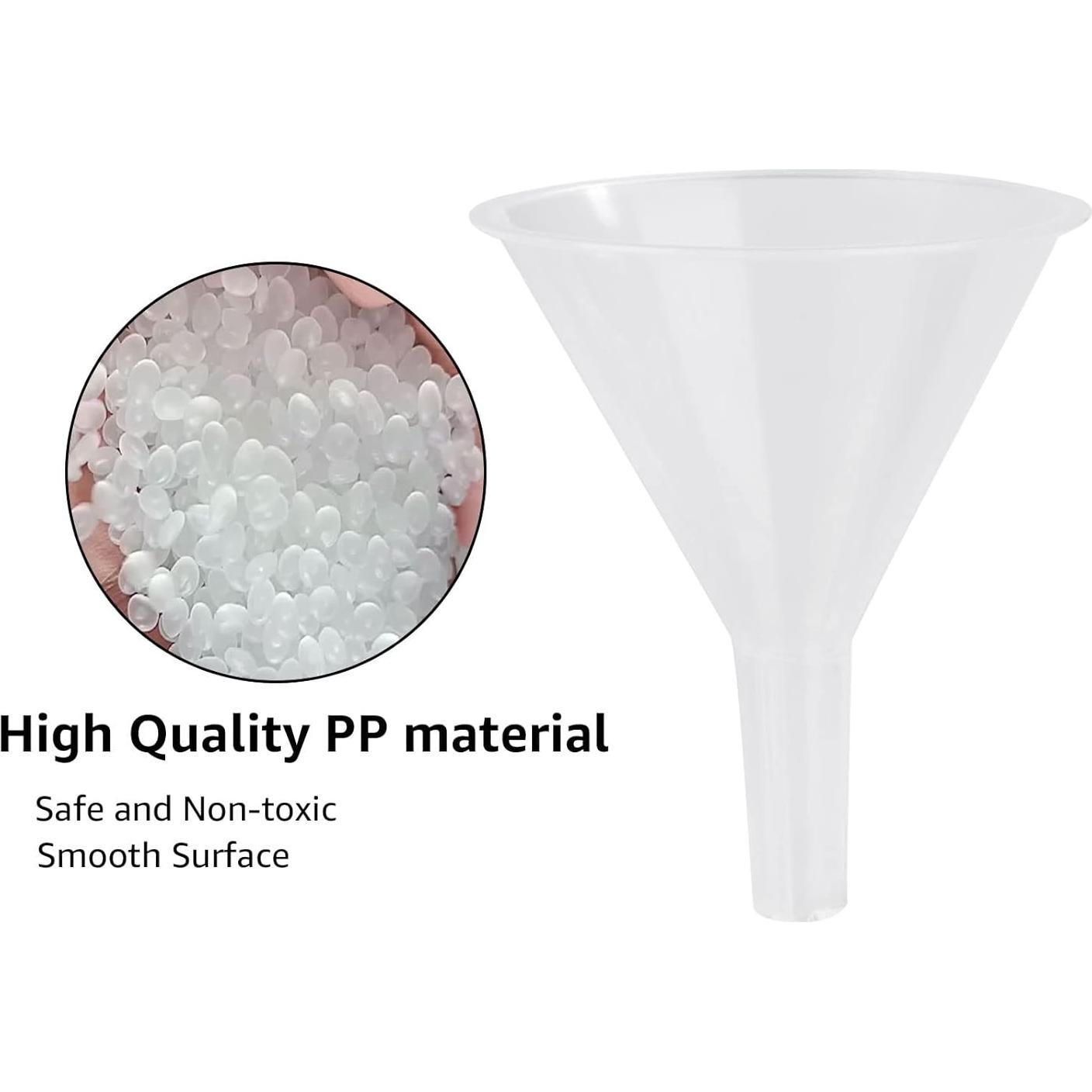 Juego de 60 embudos de plástico LANIAKEA 6.35 cm para líquidos