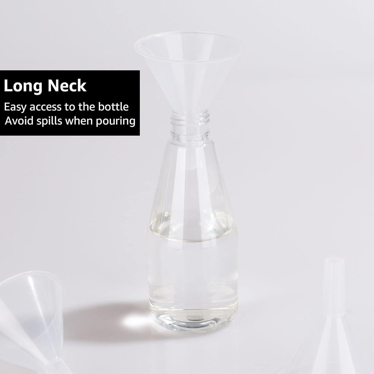 Juego de 60 embudos de plástico LANIAKEA 6.35 cm para líquidos