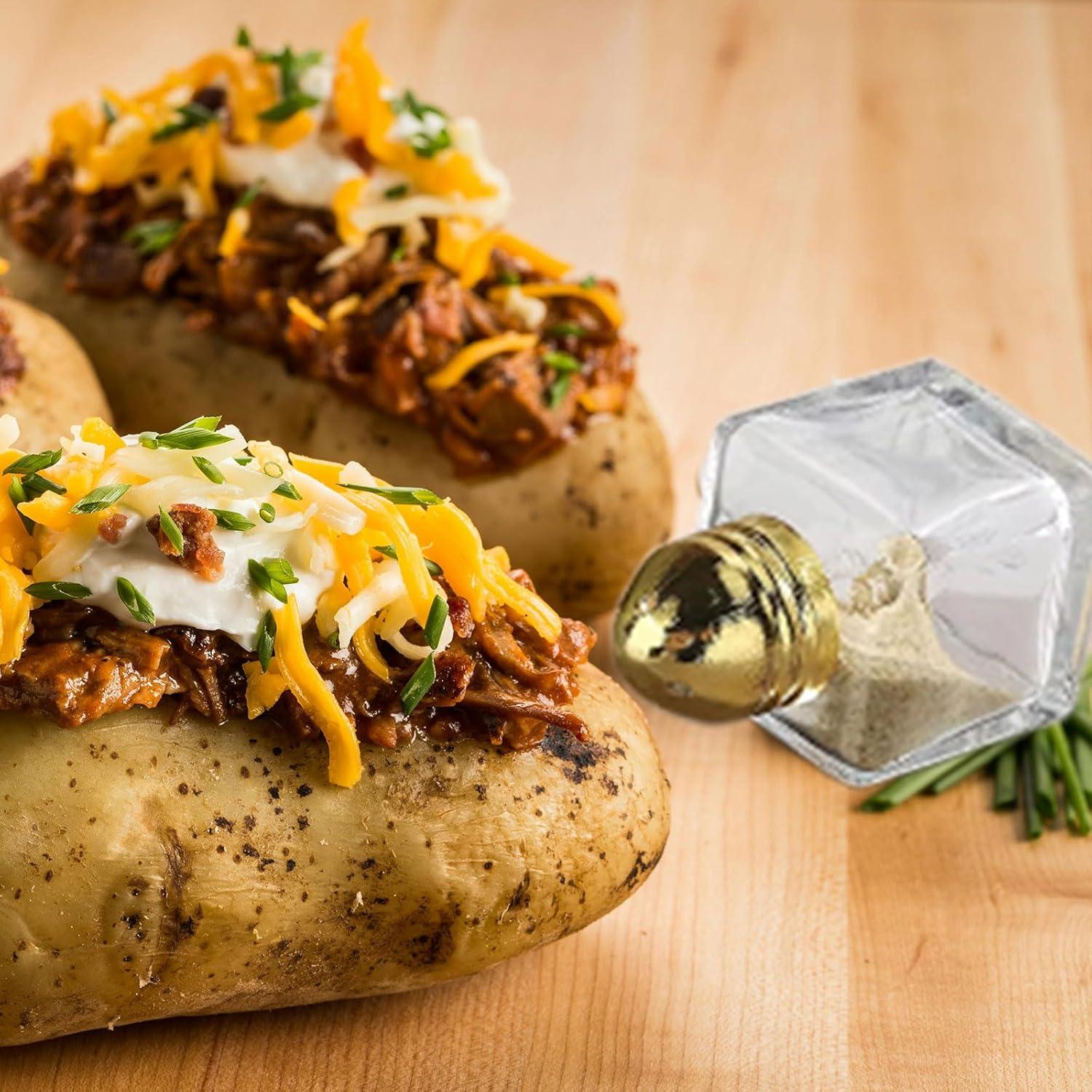 Paquete de 24 Saleros y Pimenteros de Vidrio KIUSOWAYD 14.2 g