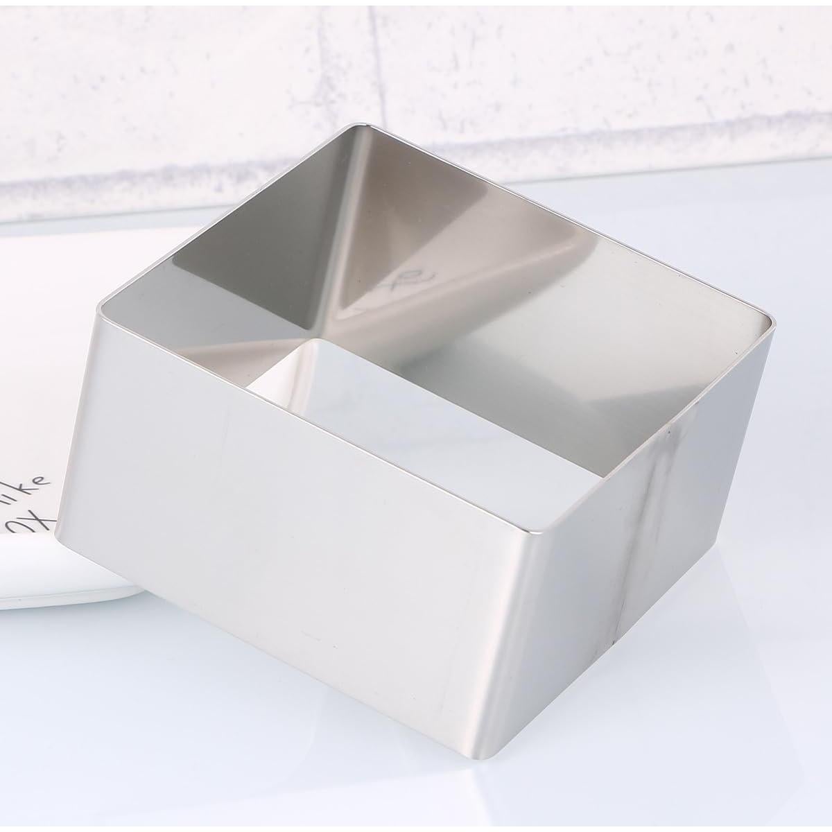 Cortador de Galletas y Anillo de Mousse Acero Inoxidable 9.29cm