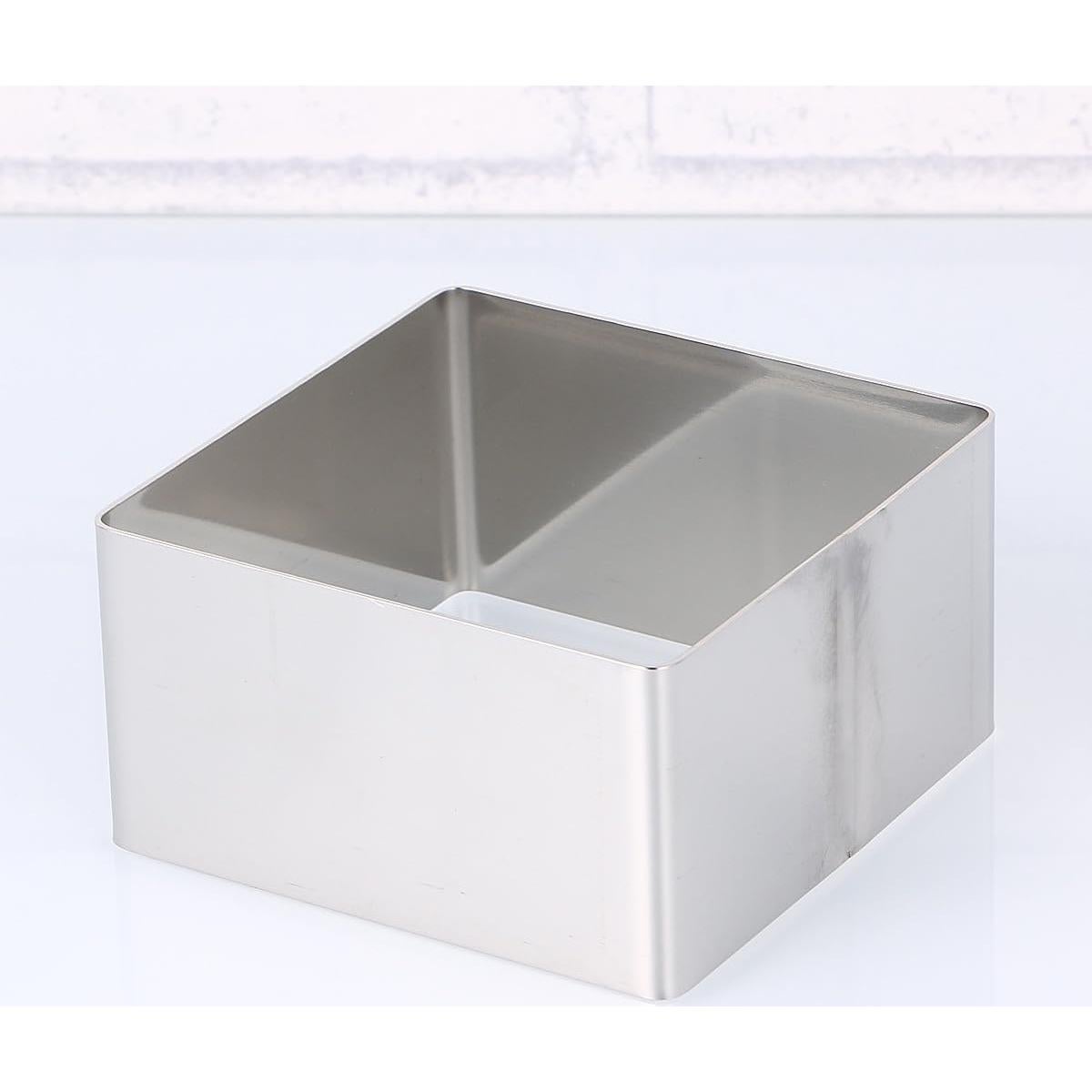 Cortador de Galletas y Anillo de Mousse Acero Inoxidable 9.29cm