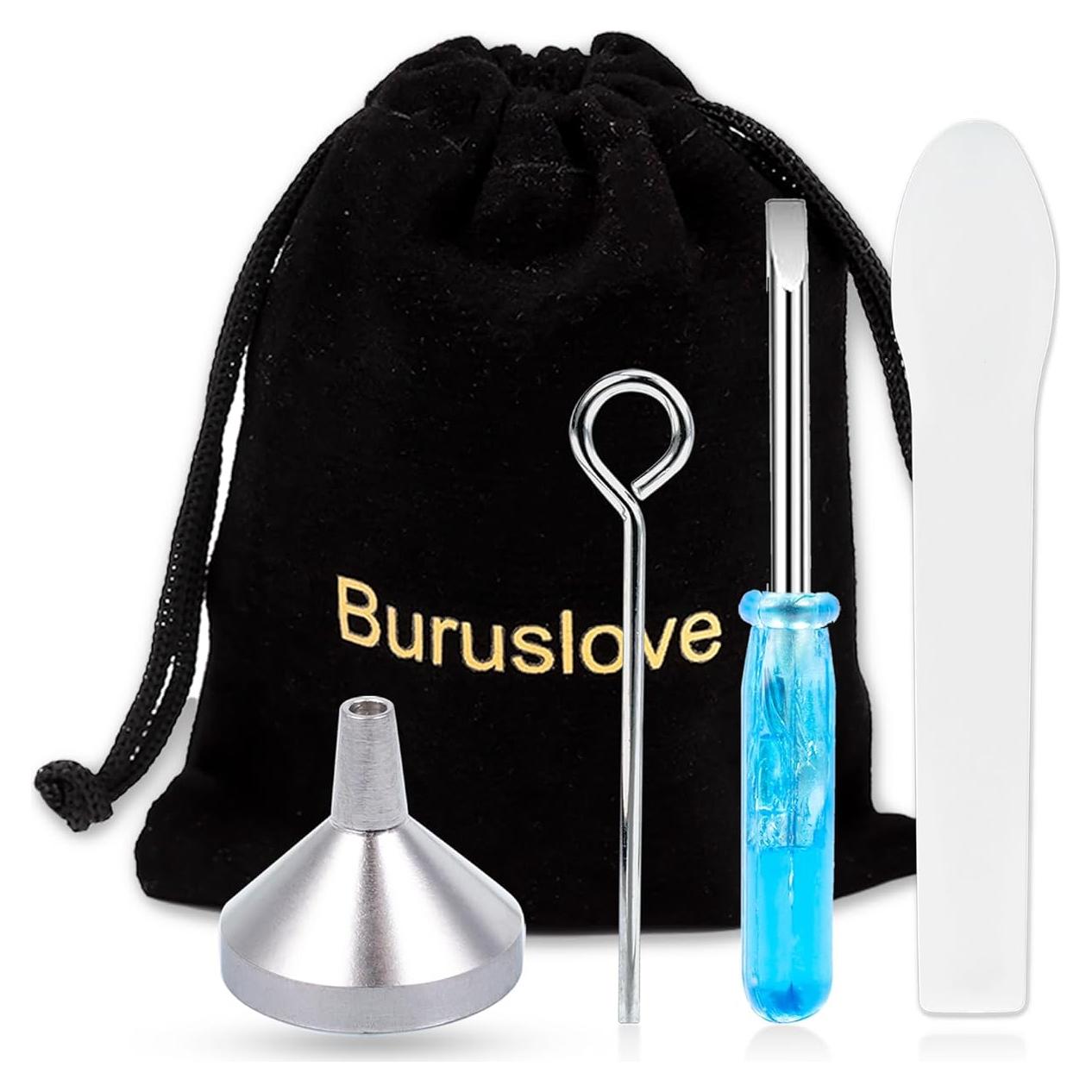 Kit de Embudos de Cremación Buruslove para Joyería - Mini Acero Inoxidable