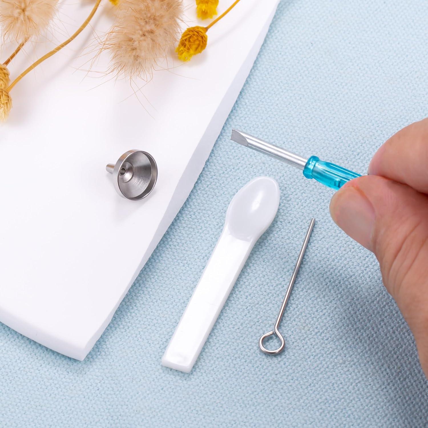 Kit de Embudos de Cremación Buruslove para Joyería - Mini Acero Inoxidable