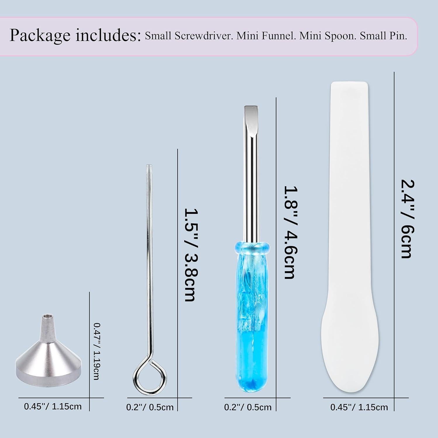Kit de Embudos de Cremación Buruslove para Joyería - Mini Acero Inoxidable
