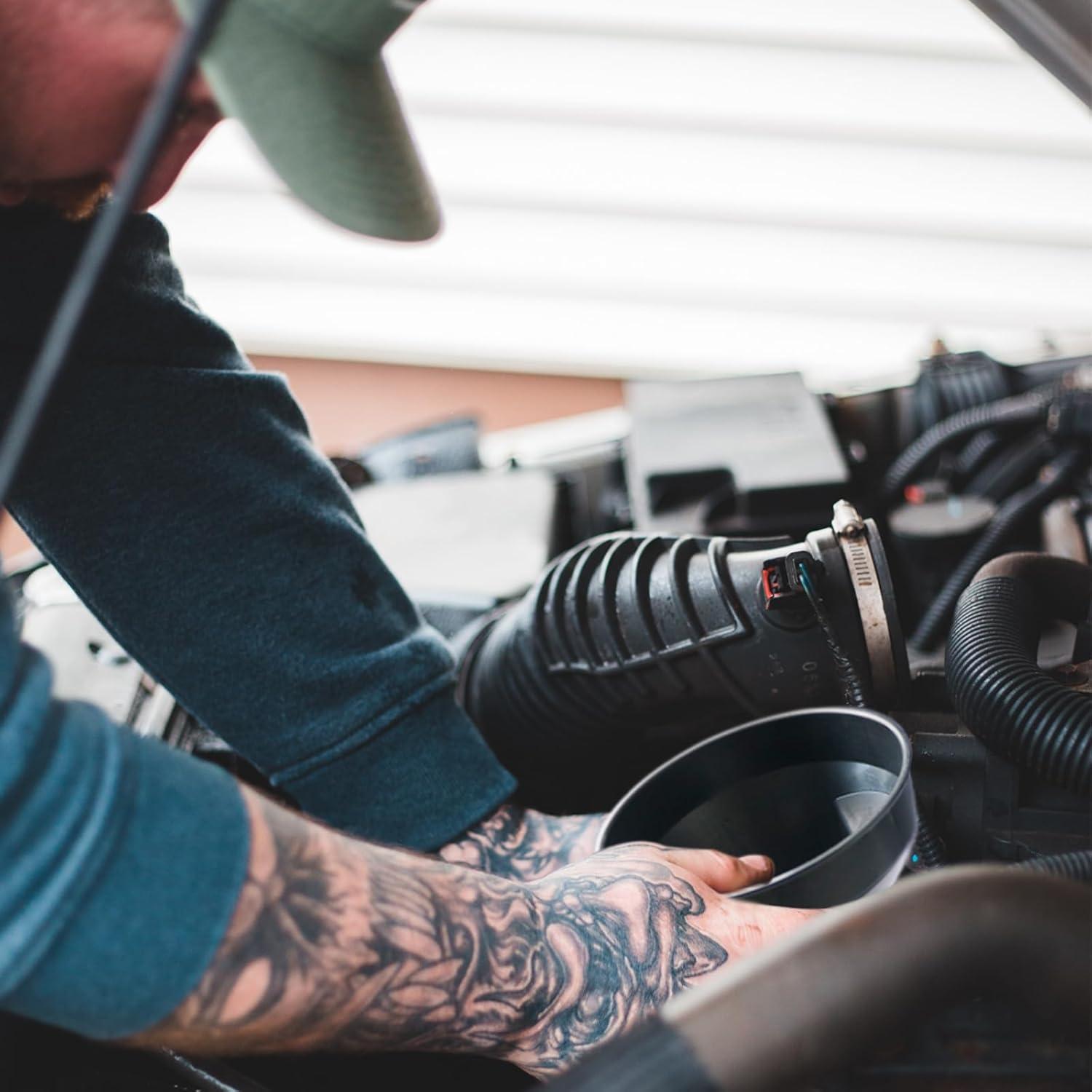 Conjunto de 10 Embudos Automotrices KongNai - Plástico Flexible