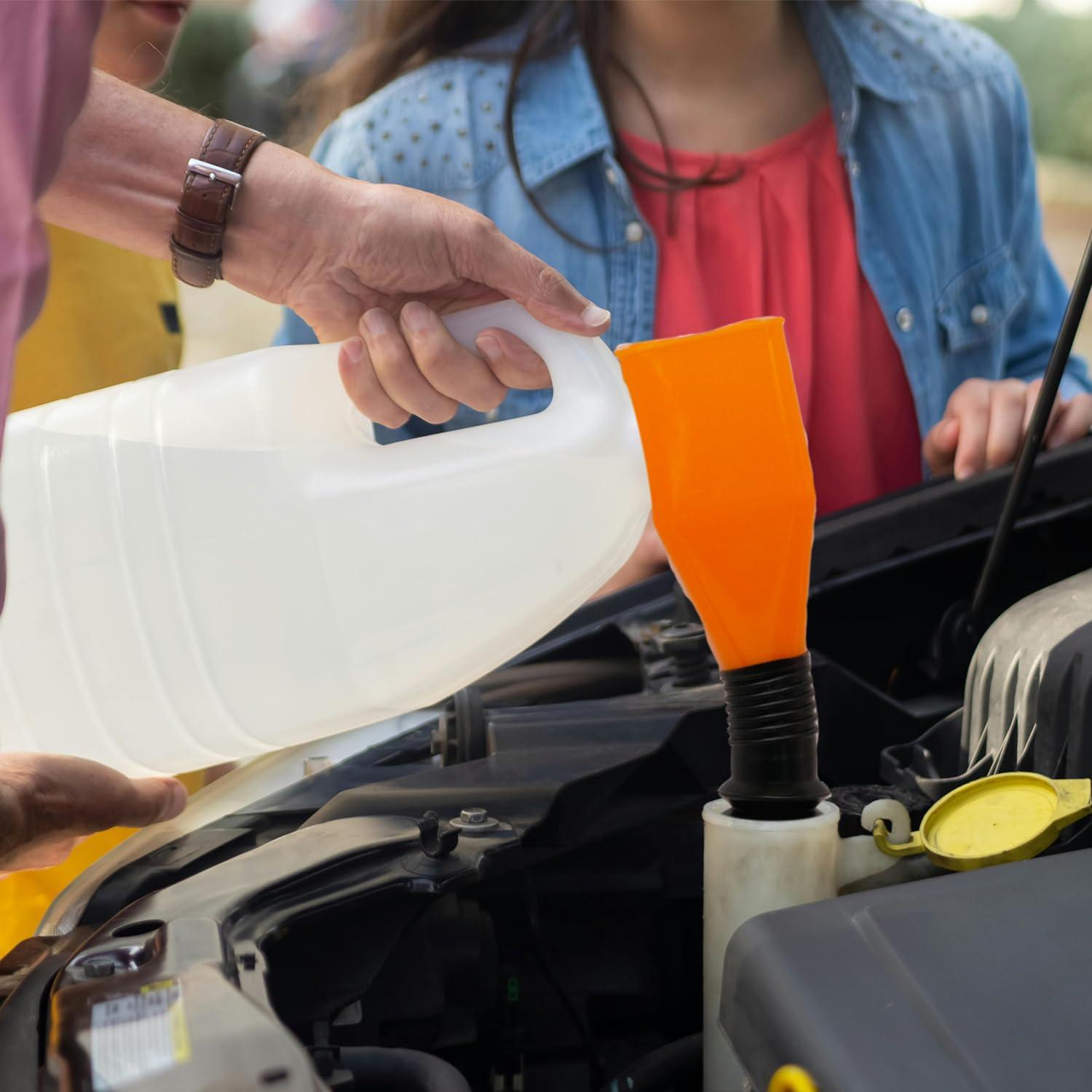 Conjunto de 10 Embudos Automotrices KongNai - Plástico Flexible