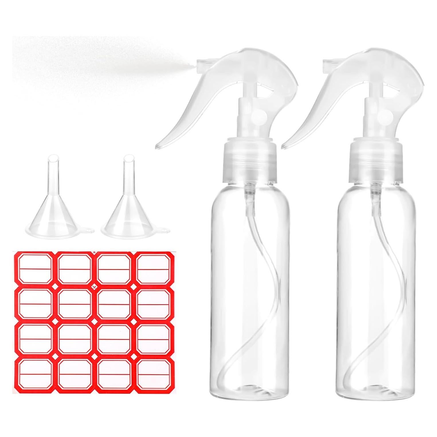 KALIONE 2 Botellas de Spray 100ml Recargables a Prueba de Fugas