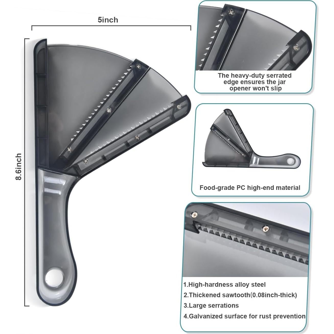 Abrebotellas Multifuncional ARIOTSY para Manos Débiles 21.84x12.7cm