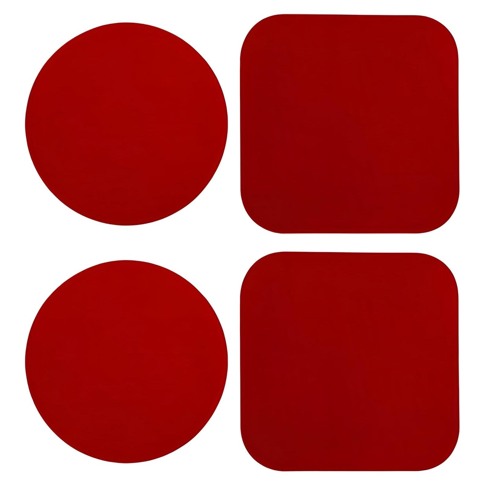 Juego de Abridores de Tarros Bexter 4 Piezas Silicona Roja