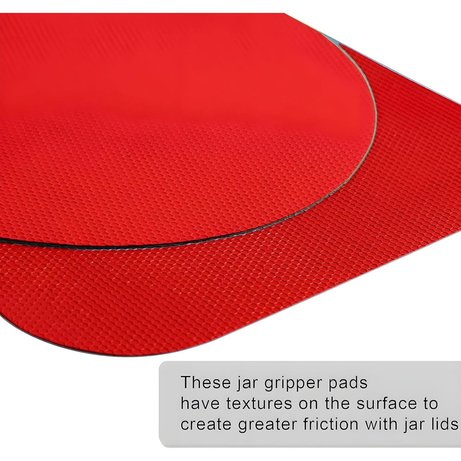 Juego de Abridores de Tarros Bexter 4 Piezas Silicona Roja