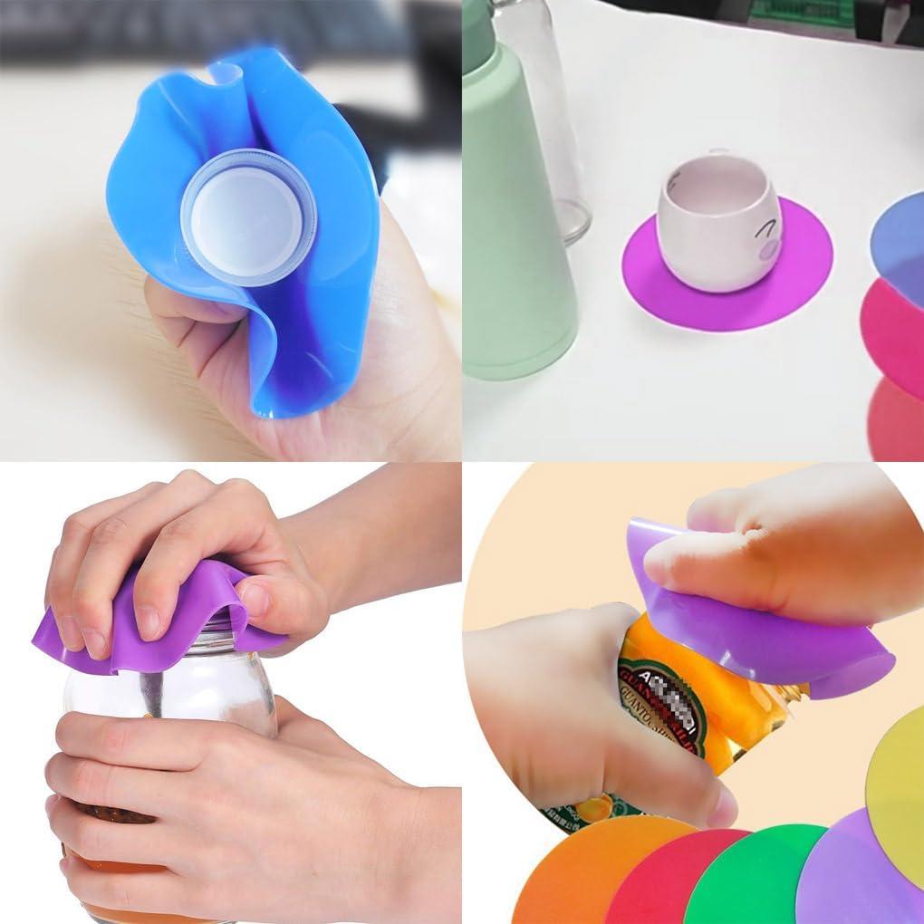 Abridor de Frascos de Silicona Vastland - 3 Piezas para Manos Débiles