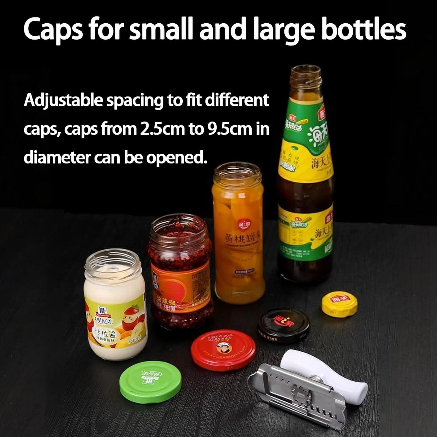 Abrebotellas Ajustable Zenthara para Manos Débiles 3-9 cm