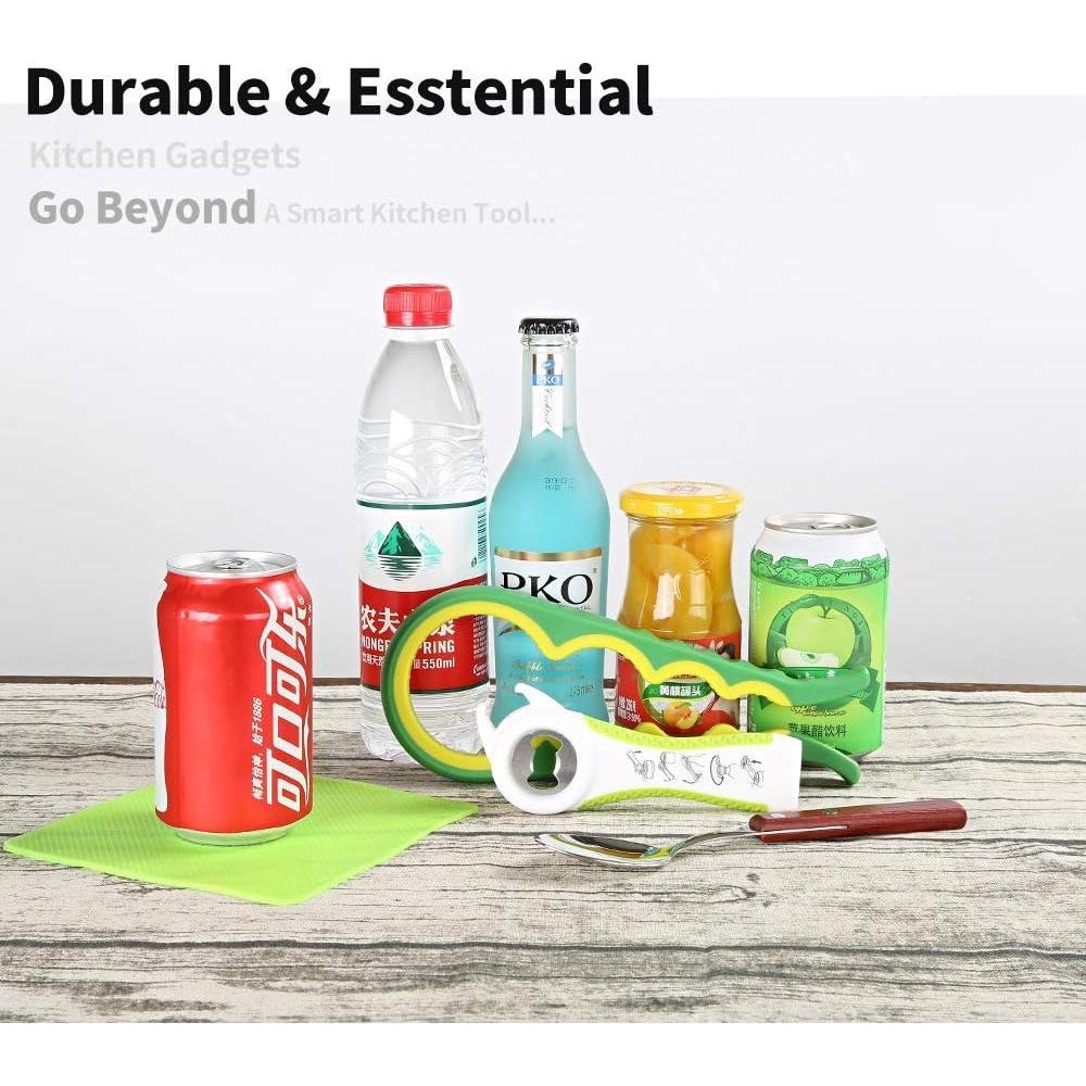 Abridor de Tarros y Botellas Otstar 5 en 1 con Agarre de Silicona