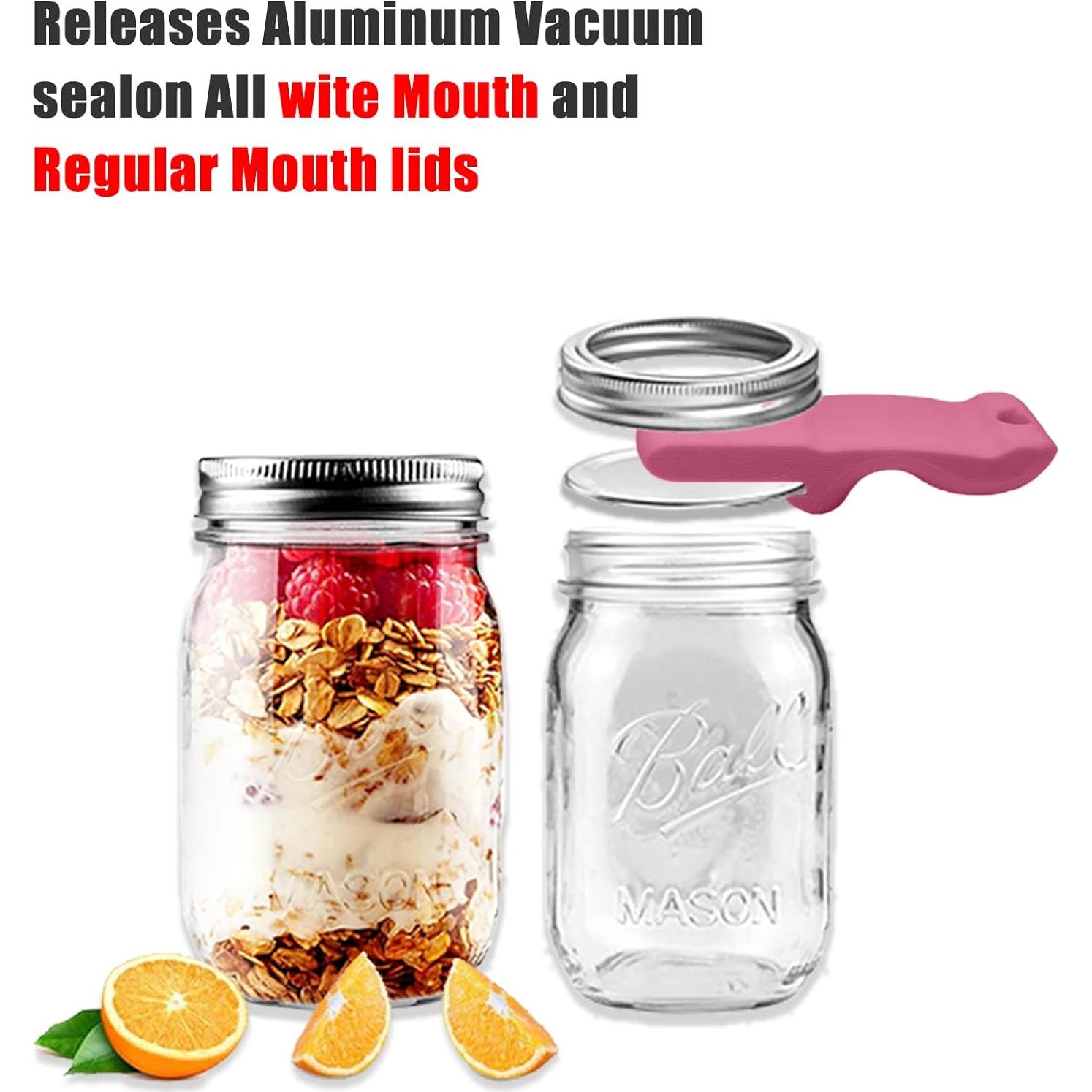 Abridor de Tarros Mason LXLO Rosa Durazno, Ergonomico y Magnético