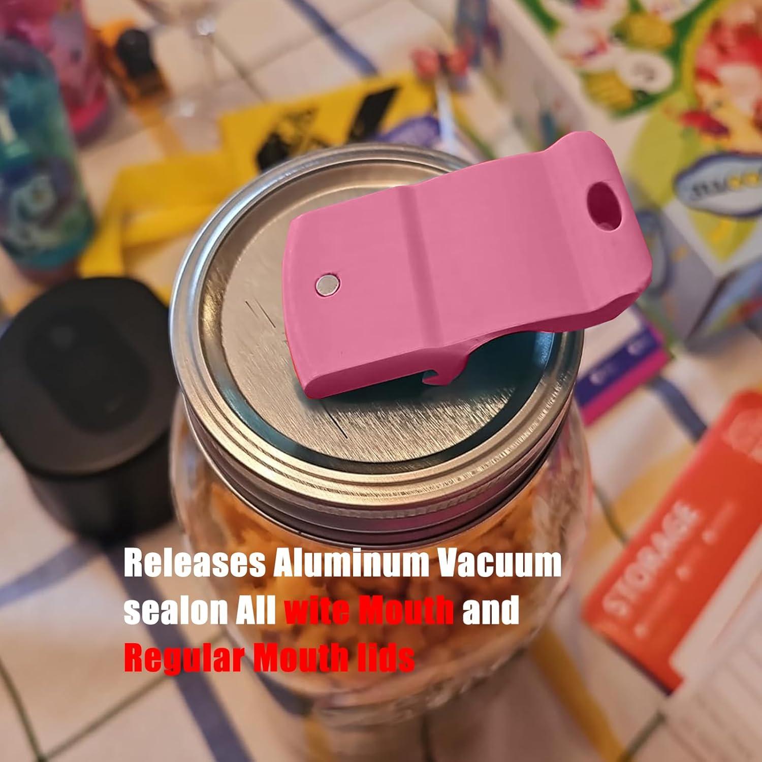 Abridor de Tarros Mason LXLO Rosa Durazno, Ergonomico y Magnético