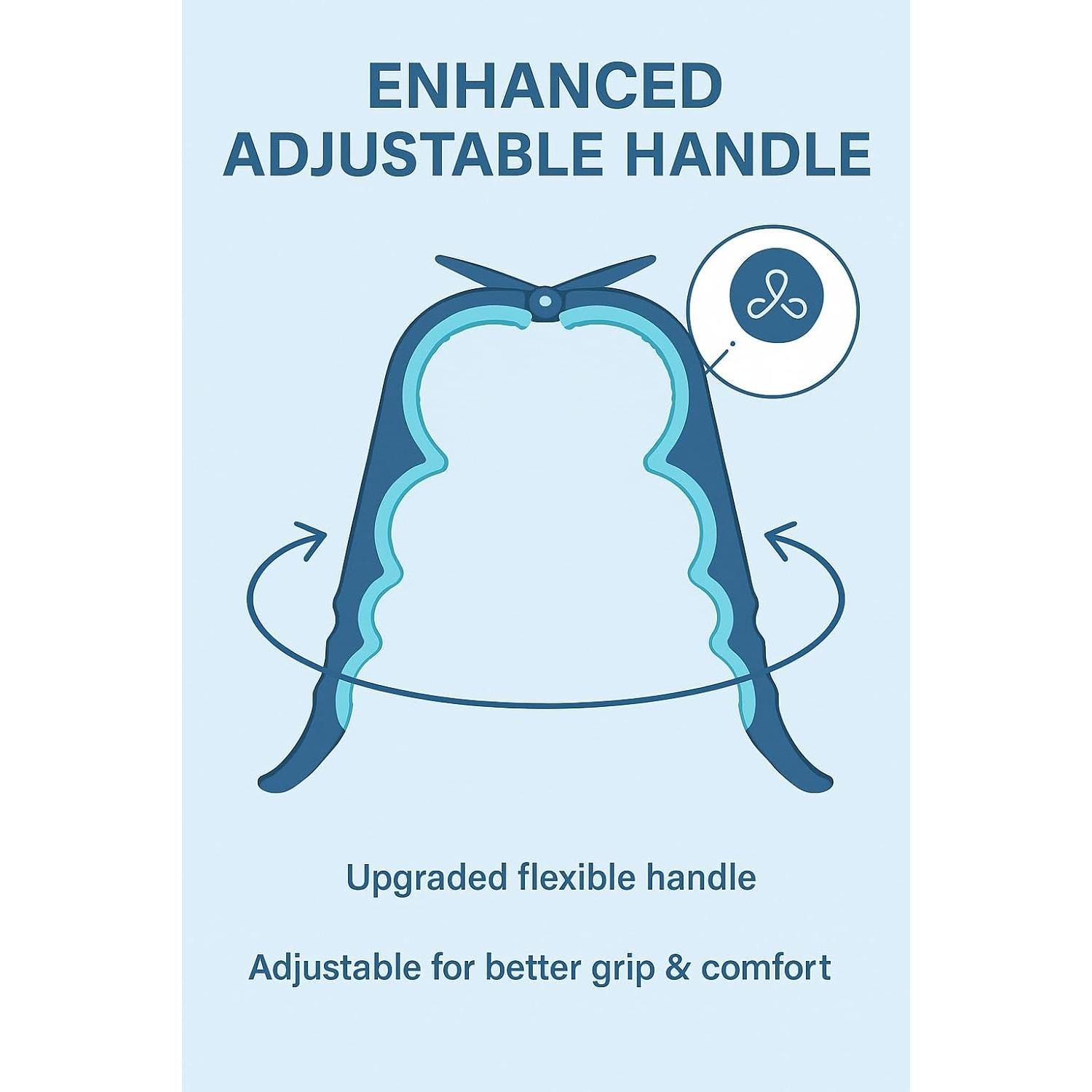 Abrebotellas 4 en 1 Genérico Azul y Gris para Manos Débiles