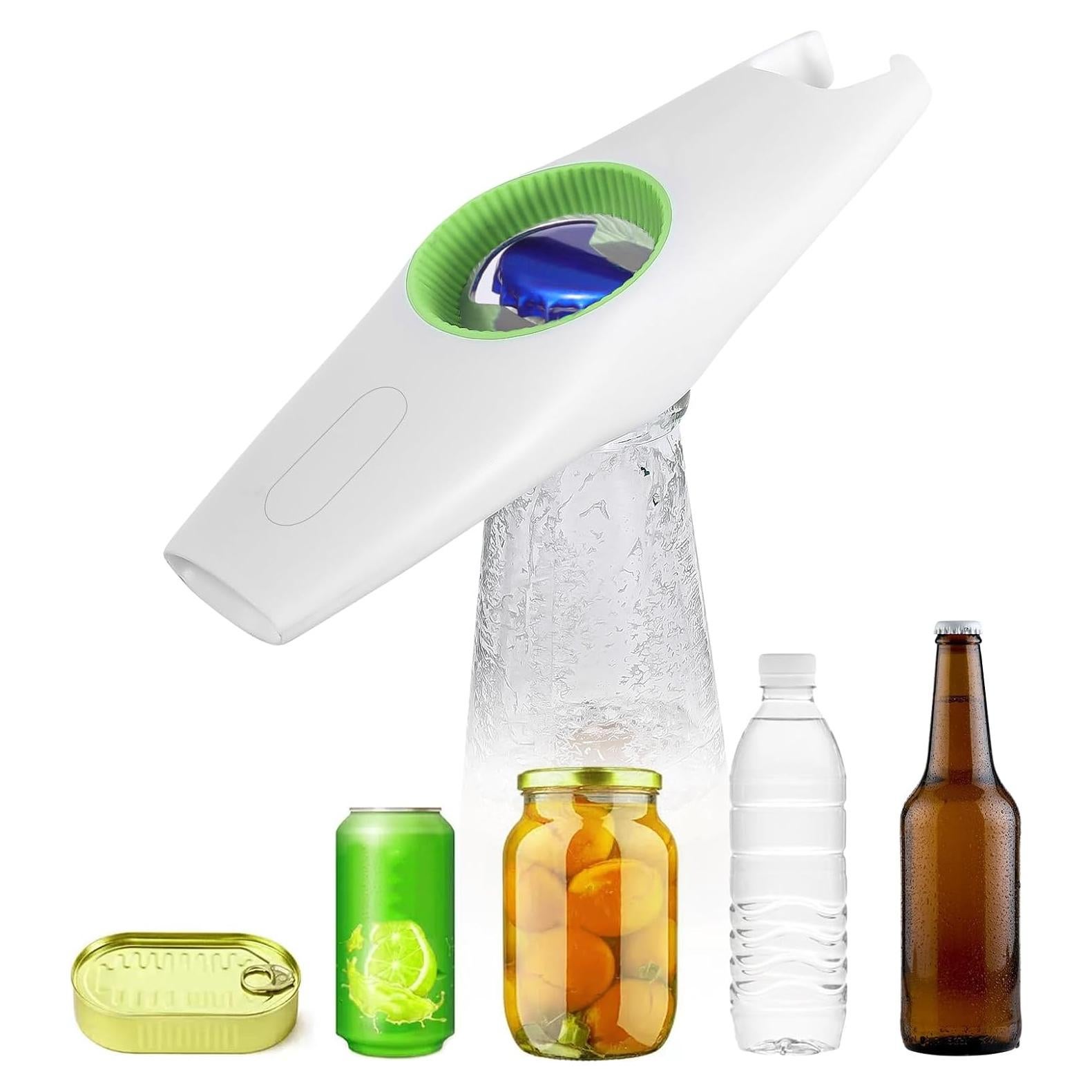 Abridor Multifuncional 5-en-1 NTOUSIUY Verde para Bebidas