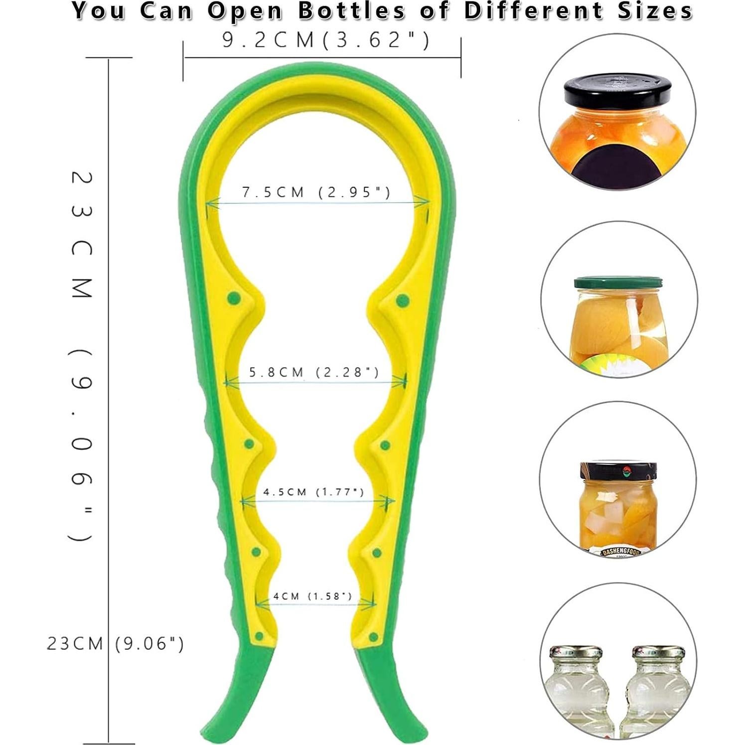 Abre Frascos Ergonómico Snow Abonci Rojo para Manos Débiles