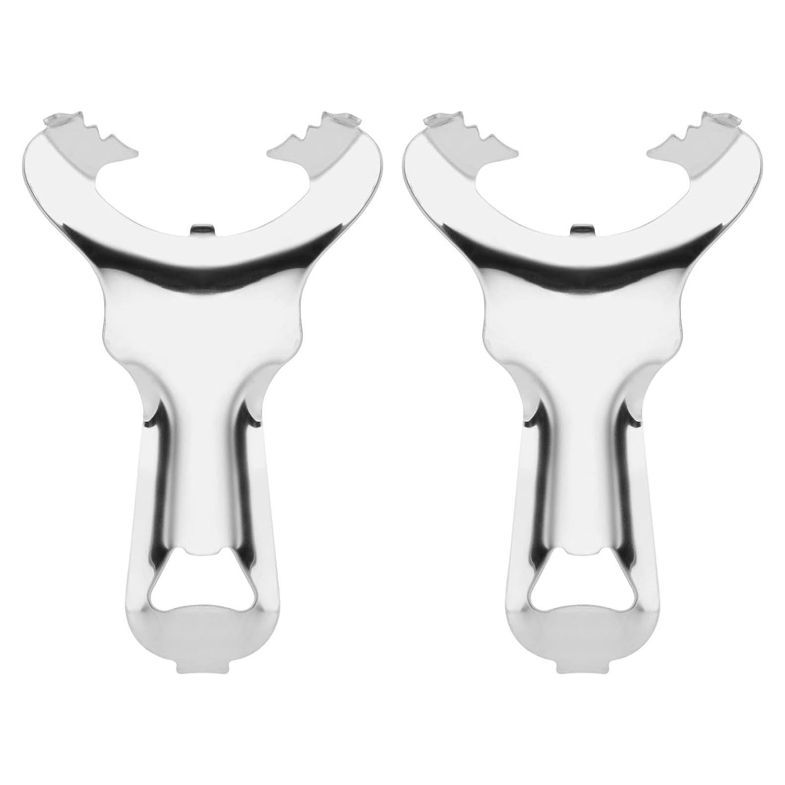 2 Abridores de Tarros de Acero Inoxidable Kazheon 14.5x9cm