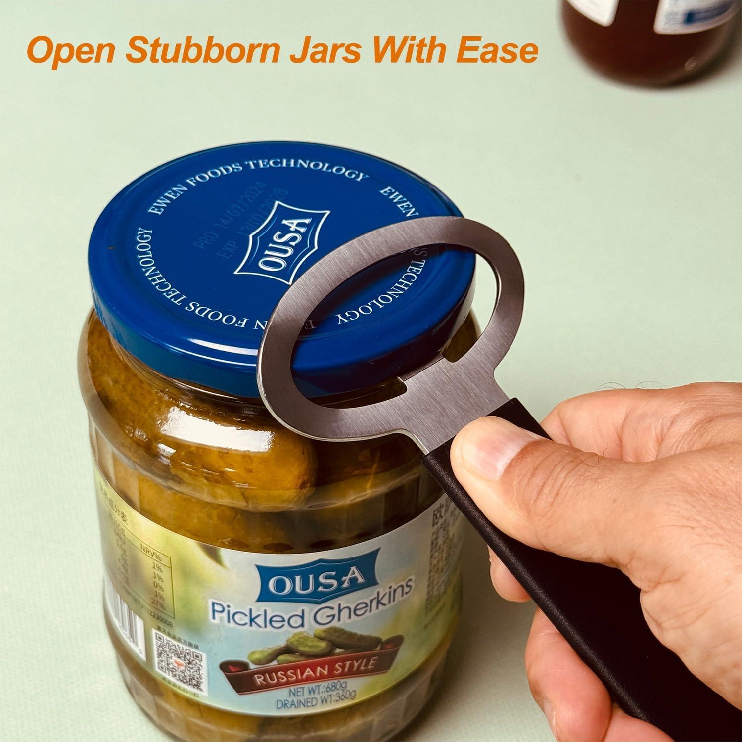 Abrebotellas y Abrefrascos Magnético 2-en-1 OpenPro, Acero Inoxidable