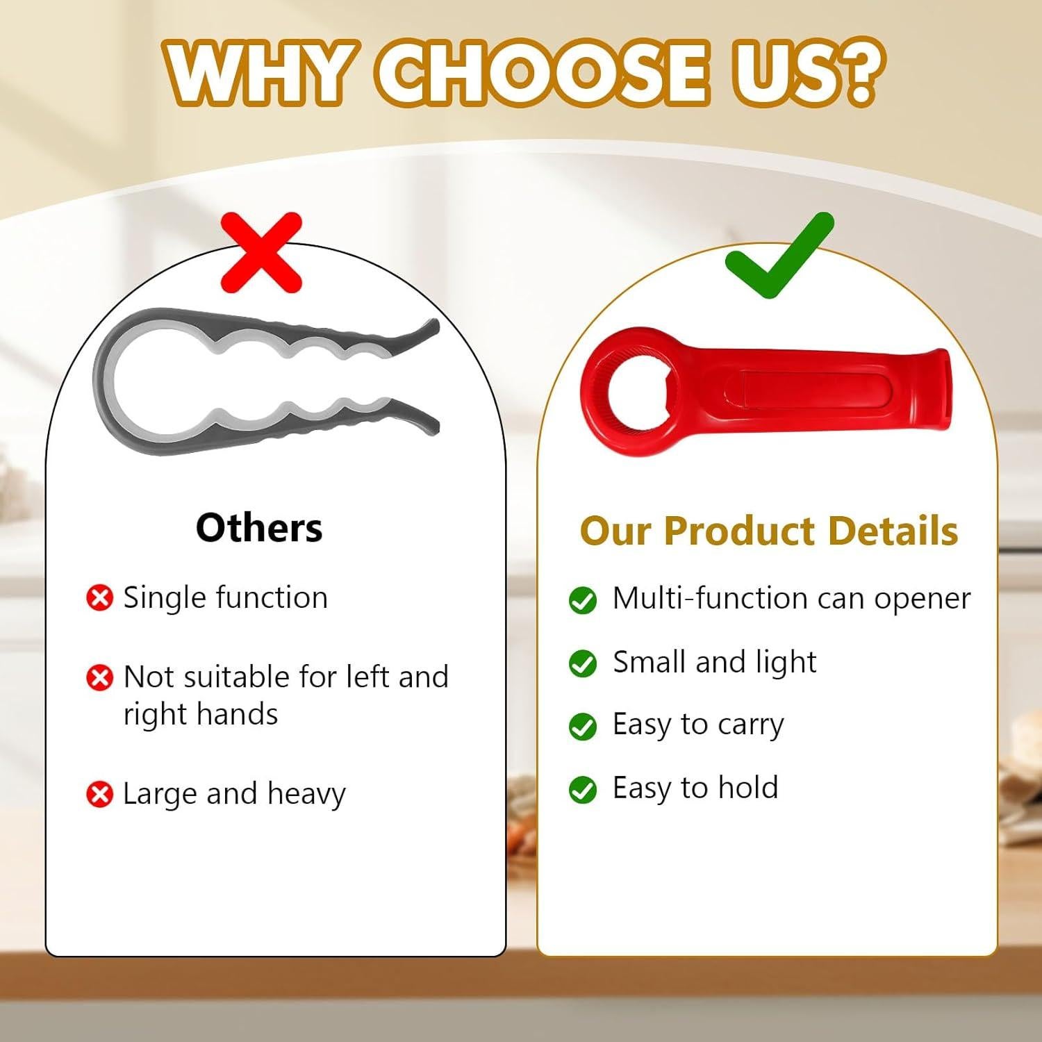 Abridor de Tarros Multifuncional JTENGYAO para Personas Mayores