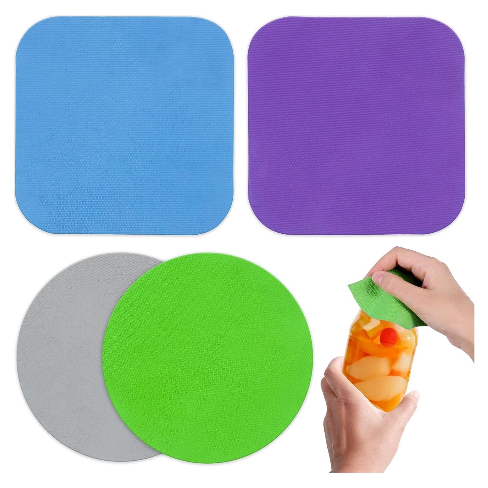 Juego de Abridores de Tarros de Goma Tuojecuk - 4 Piezas