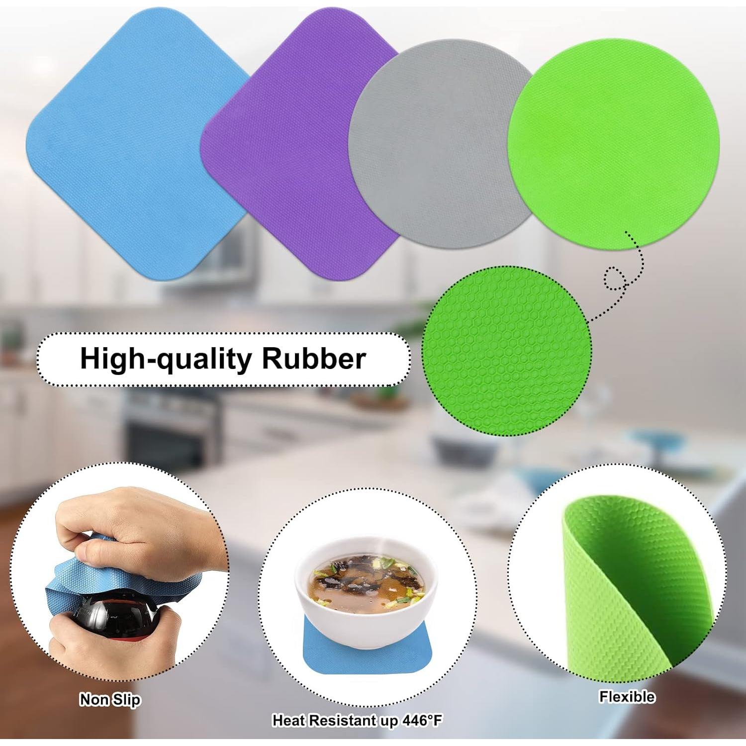 Juego de Abridores de Tarros de Goma Tuojecuk - 4 Piezas