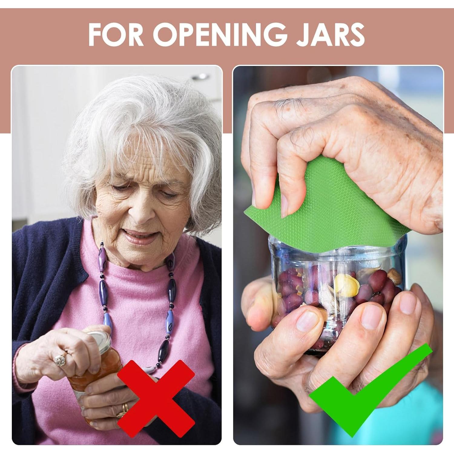 Abrebotellas de goma Tuojecuk, 3 piezas, antideslizantes