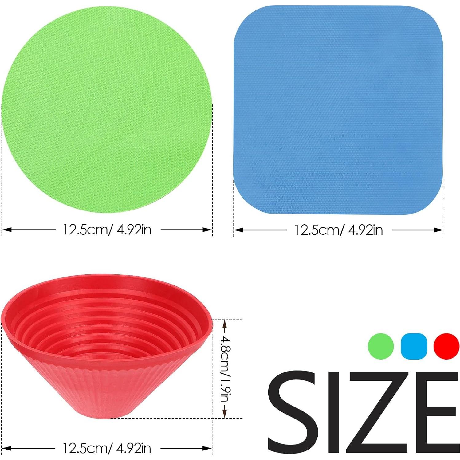 Abrebotellas de goma Tuojecuk, 3 piezas, antideslizantes