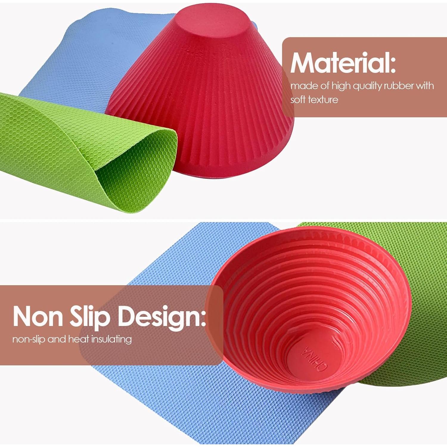 Abrebotellas de goma Tuojecuk, 3 piezas, antideslizantes