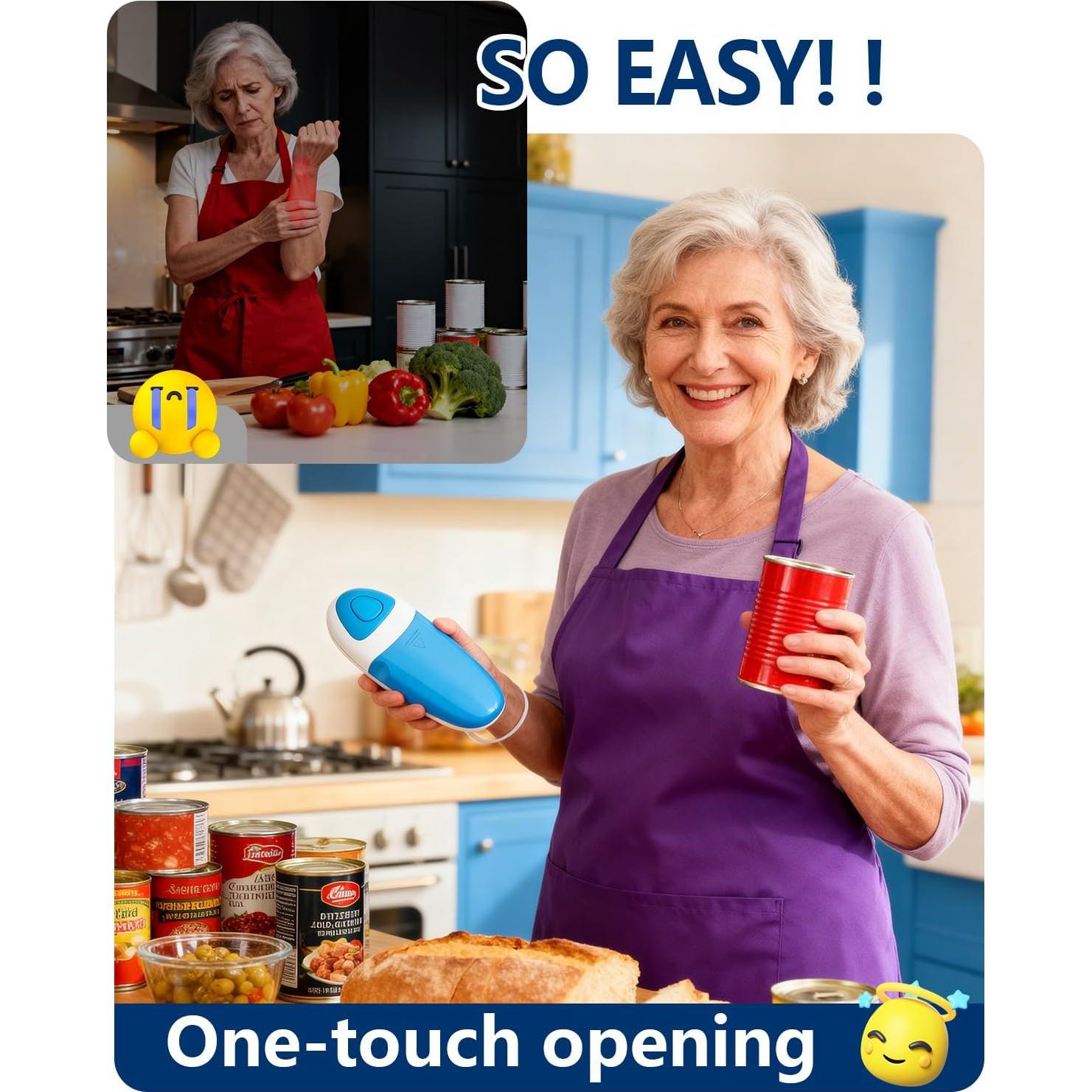 Abrelatas Eléctrico Automático Befumly 91001 Inalámbrico