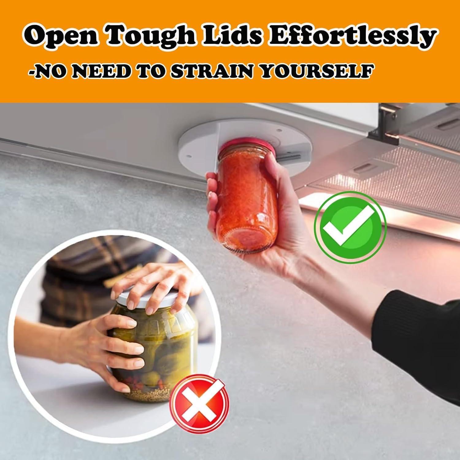 Abridor de Tarros Bajo Gabinete Genérico - Antideslizante y Fácil de Usar