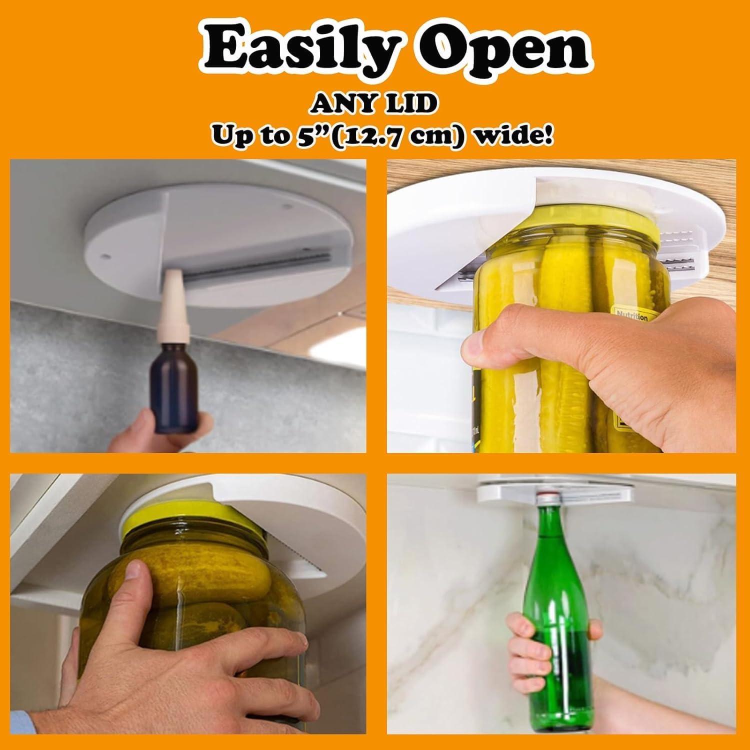 Abridor de Tarros Bajo Gabinete Genérico - Antideslizante y Fácil de Usar