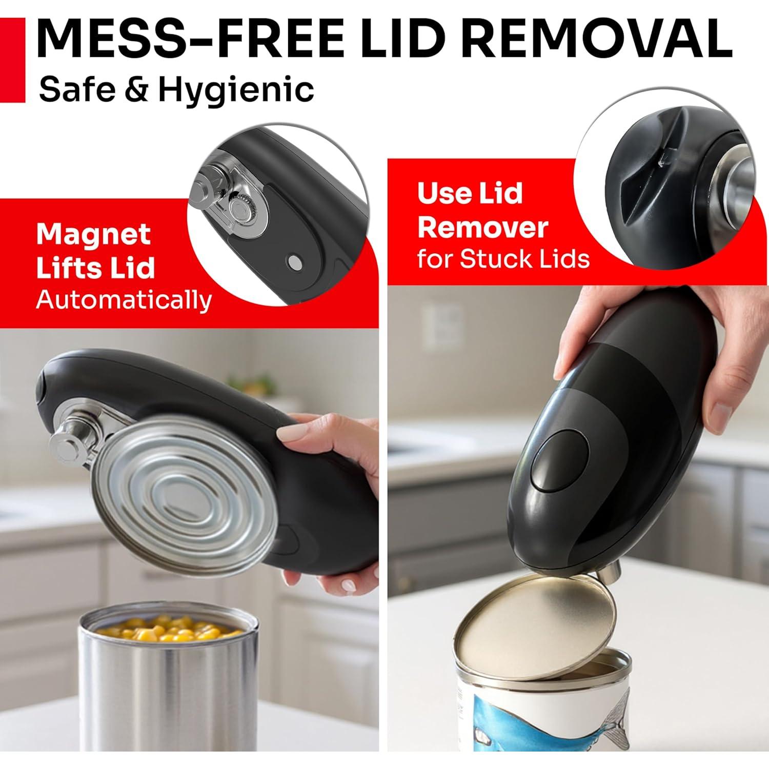 Abrelatas Eléctrico Mueller SmoothEdge - Automático, Negro