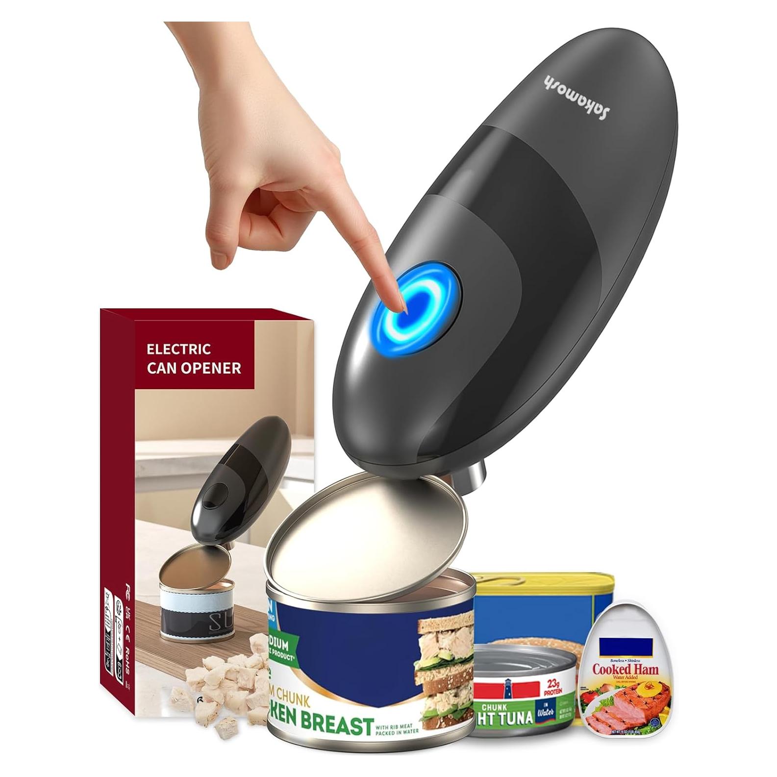 Abrelatas Eléctrico SAKAMOSH KGQ-1B para Personas Mayores