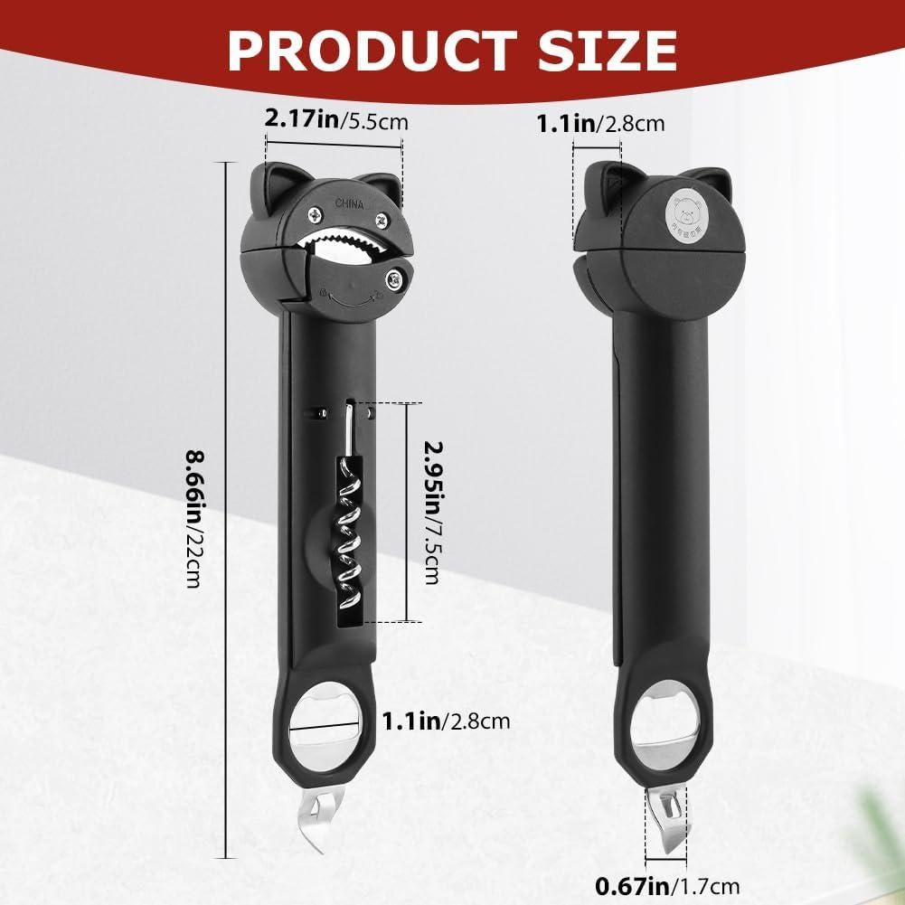 Abrebotellas 5 en 1 Herxsin para ancianos y manos débiles