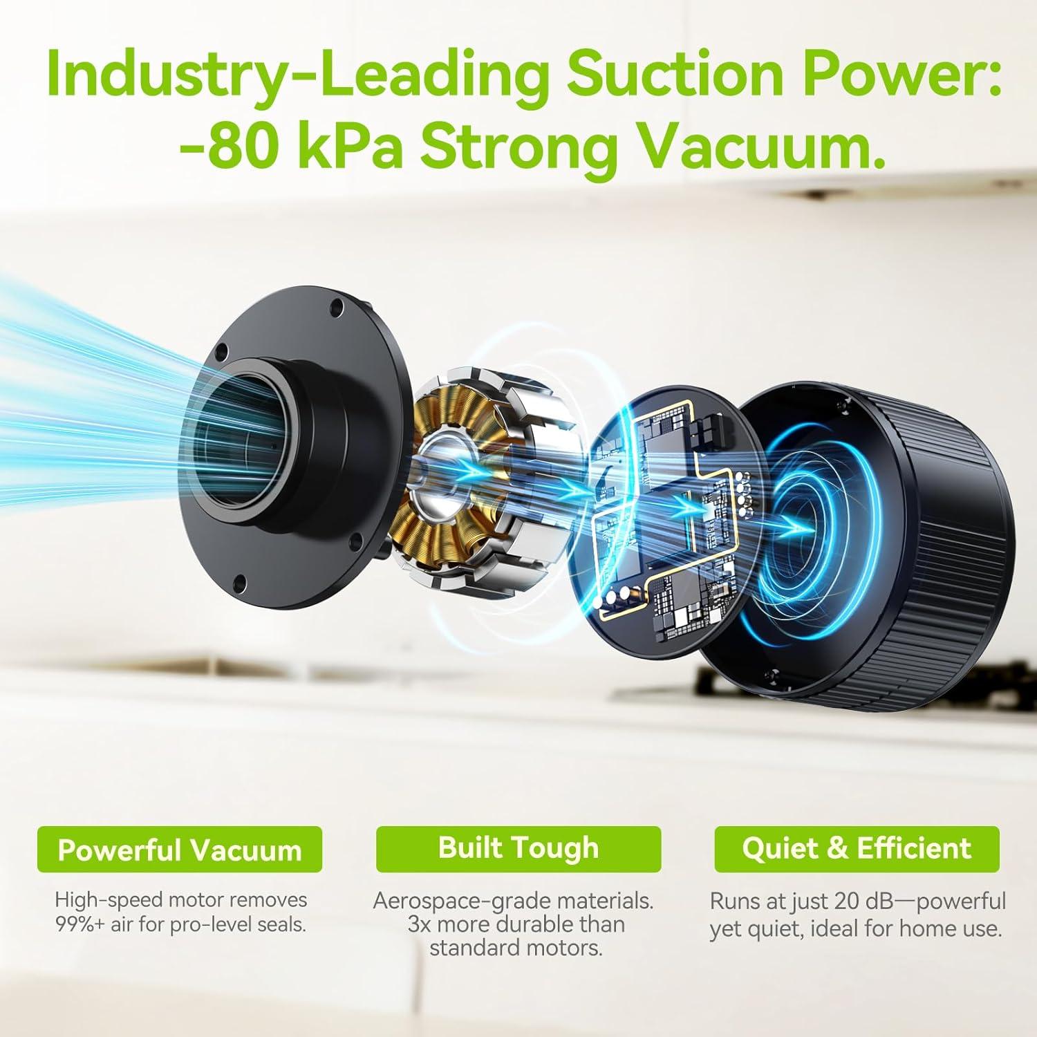 Kit de Sellador al Vacío Eléctrico 3 en 1 Mason - 430g