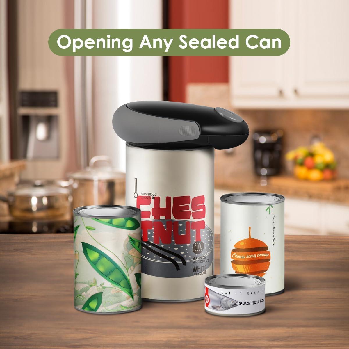 Abrelatas Eléctrico Automático Genérico 70W Bordes Suaves