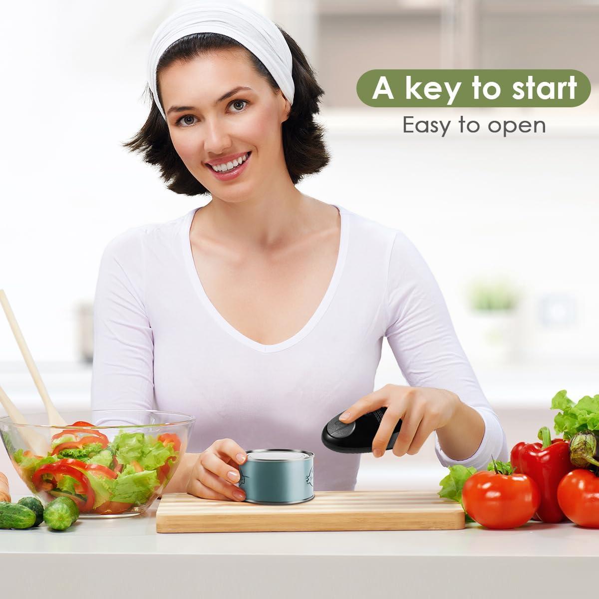 Abrelatas Eléctrico Automático Genérico 70W Bordes Suaves