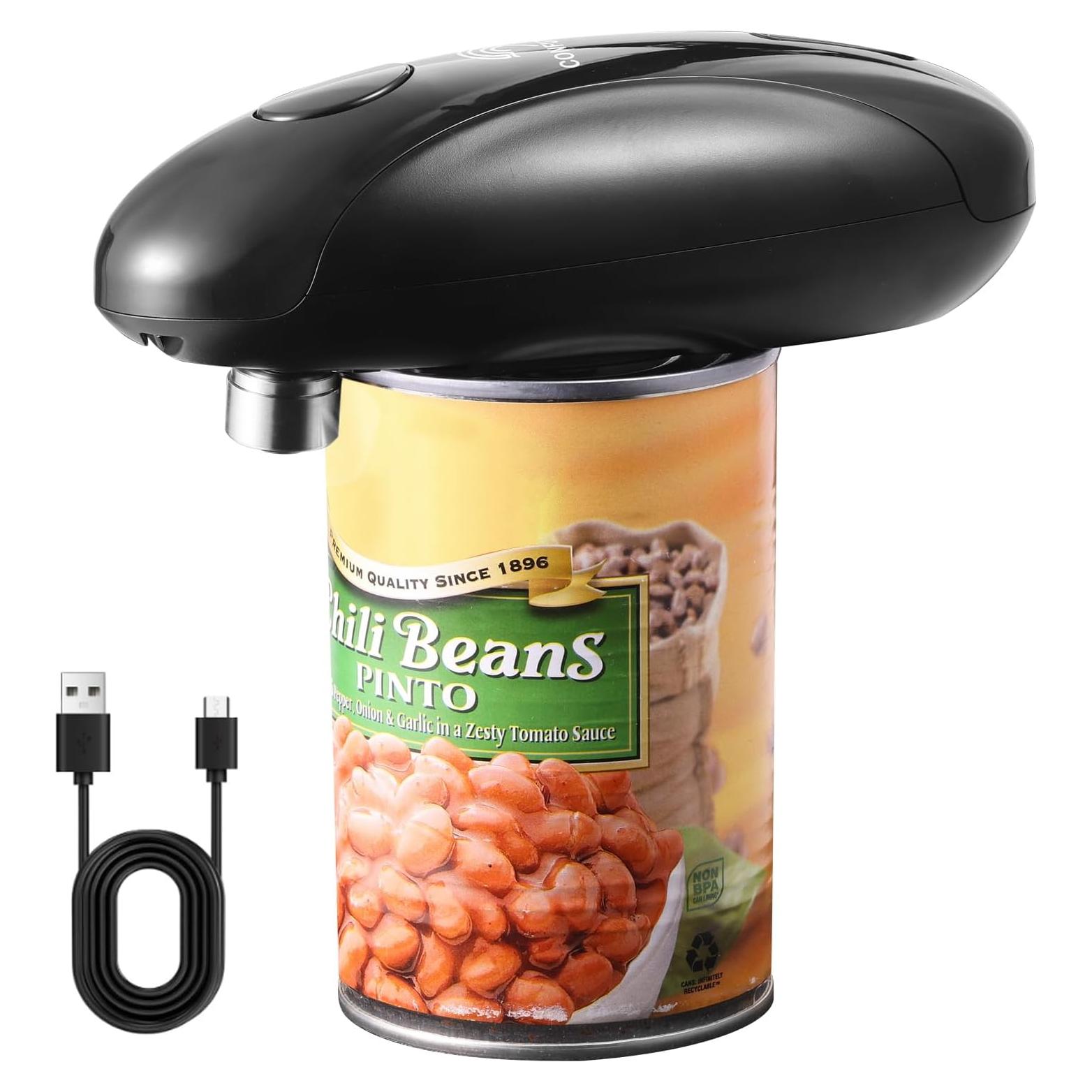 Abrelatas Eléctrico Automático CONFUTURY - Recargable USB-C