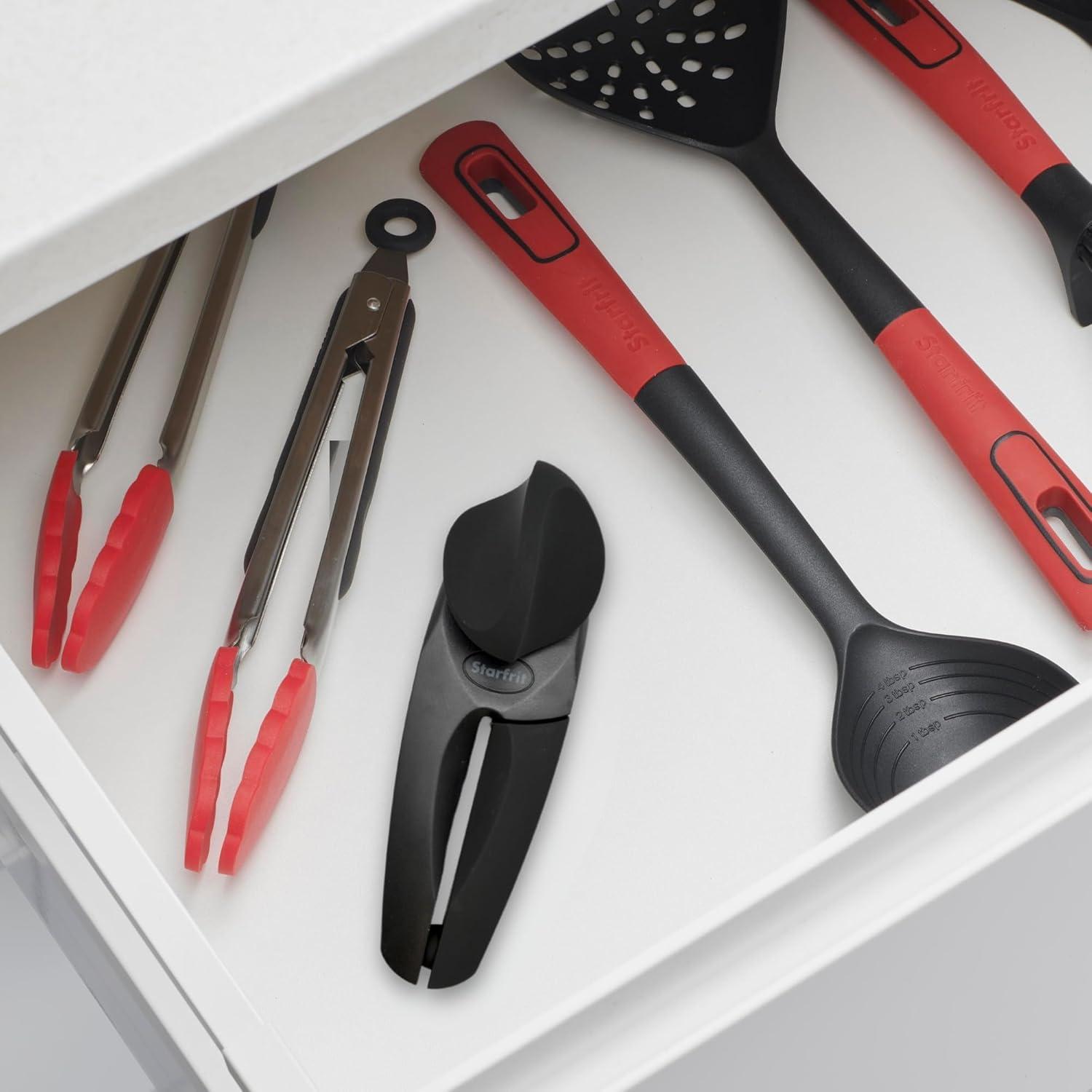 Abrelatas Manual Starfrit MightiCan 2025 - Negro - Acero Inoxidable