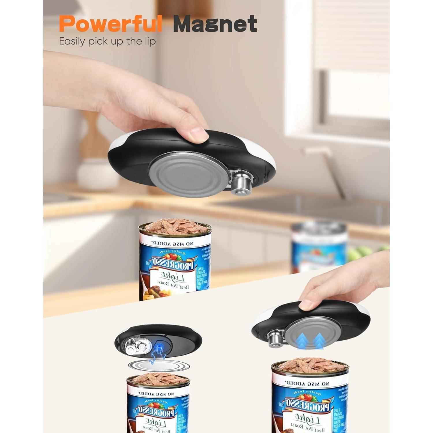 Abrelatas Eléctrico Tomentific KGQ-5A Recargable USB 430g