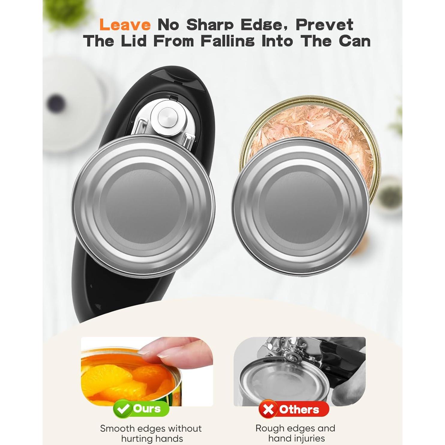 Abrelatas Eléctrico Tomentific KGQ-5A Recargable USB 430g