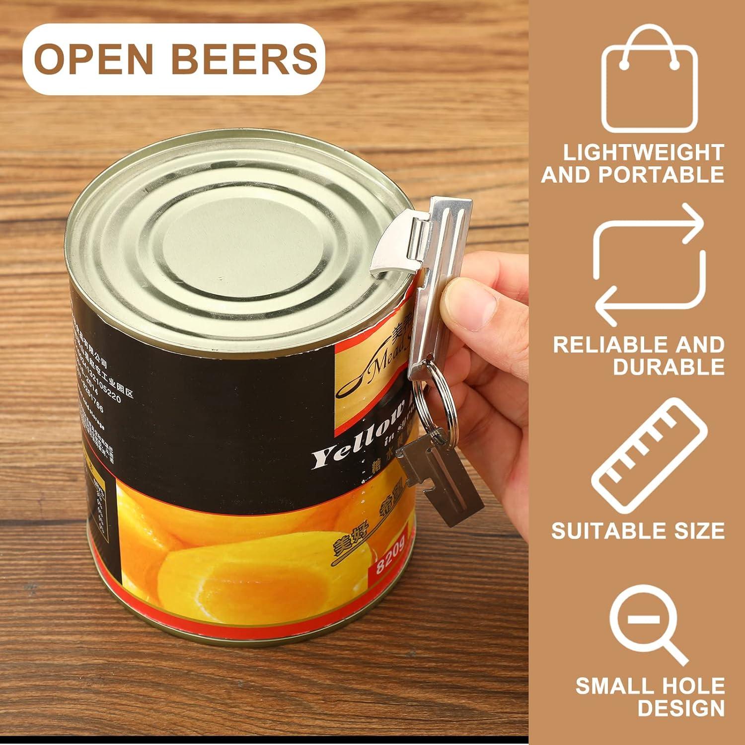 Abrelatas militar portátil Eaasty P-38 y P-51 acero inoxidable 12 unidades