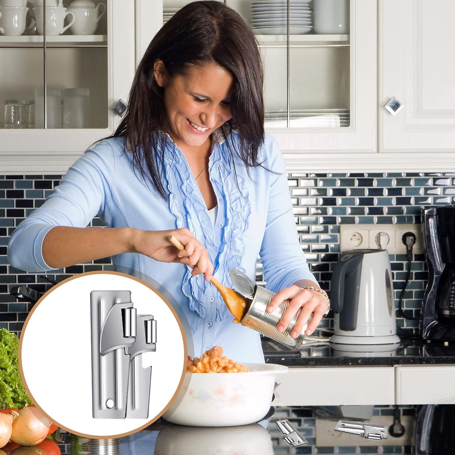 Abrelatas militar portátil Eaasty P-38 y P-51 acero inoxidable 12 unidades